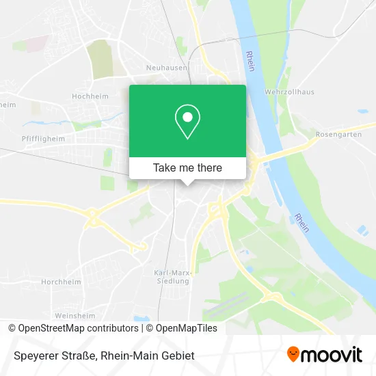 Карта Speyerer Straße