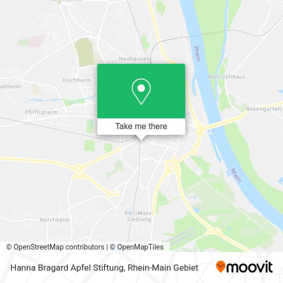 Карта Hanna Bragard Apfel Stiftung
