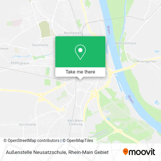 Карта Außenstelle Neusatzschule