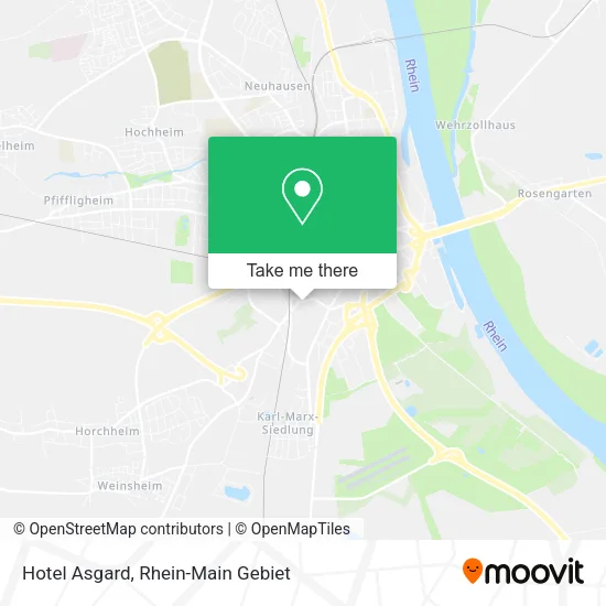 Карта Hotel Asgard
