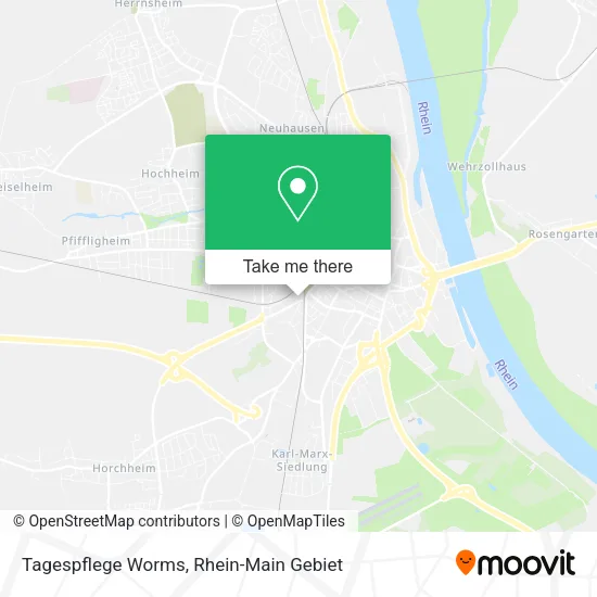 Карта Tagespflege Worms