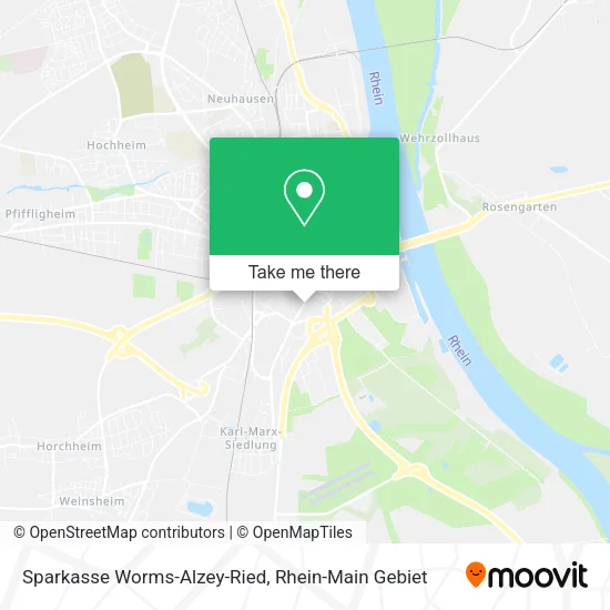 Карта Sparkasse Worms-Alzey-Ried