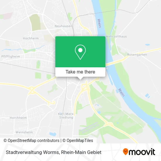 Карта Stadtverwaltung Worms