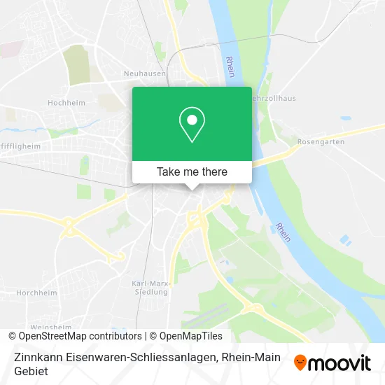 Карта Zinnkann Eisenwaren-Schliessanlagen