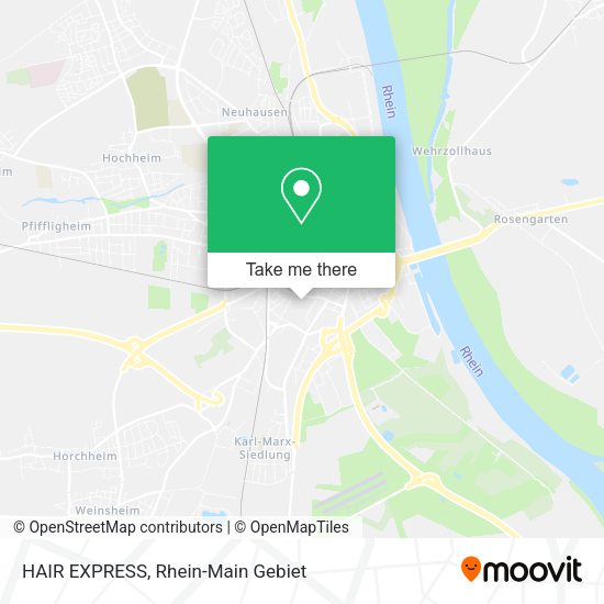 Карта HAIR EXPRESS