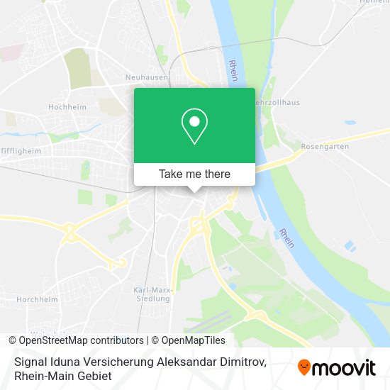 Карта Signal Iduna Versicherung Aleksandar Dimitrov