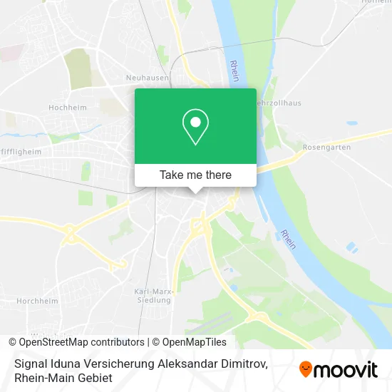 Signal Iduna Versicherung Aleksandar Dimitrov map