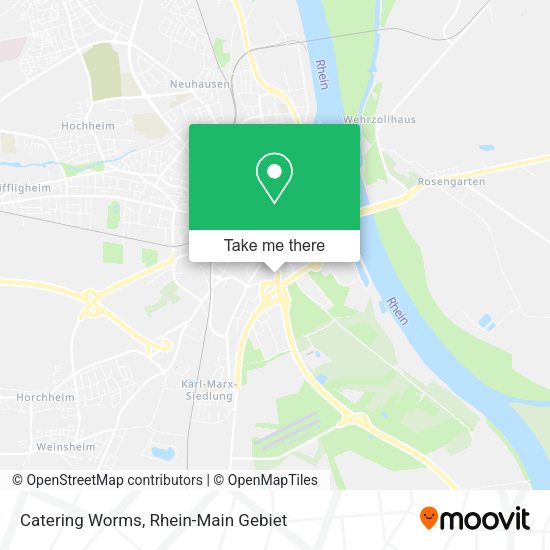 Карта Catering Worms