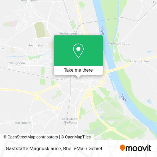 Карта Gaststätte Magnusklause