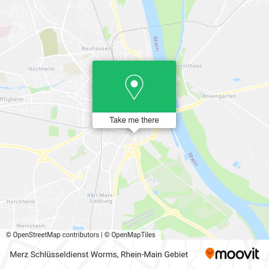 Карта Merz Schlüsseldienst Worms