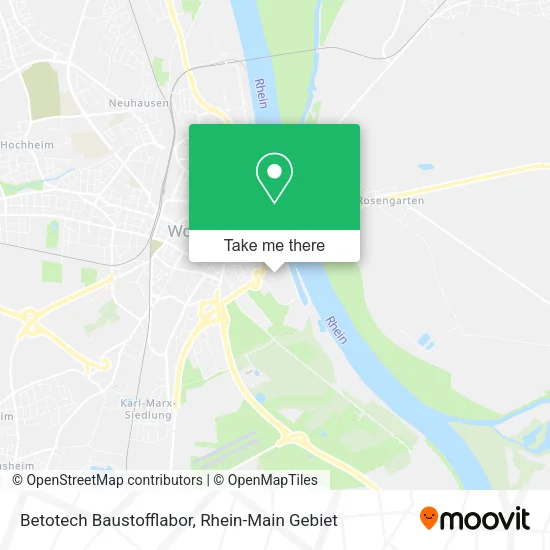 Карта Betotech Baustofflabor