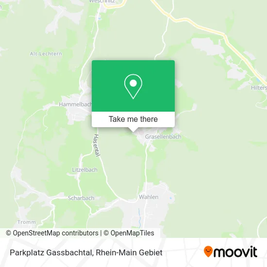 Карта Parkplatz Gassbachtal