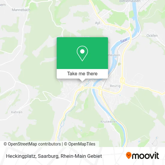 Карта Heckingplatz, Saarburg