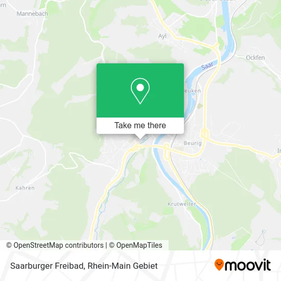 Карта Saarburger Freibad