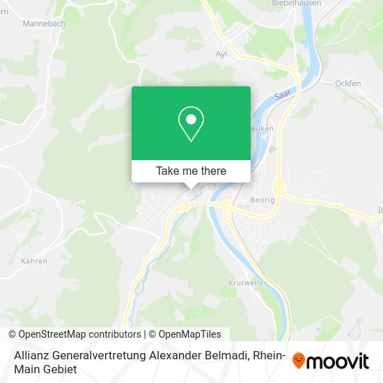 Карта Allianz Generalvertretung Alexander Belmadi