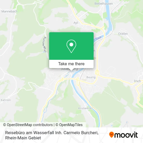 Карта Reisebüro am Wasserfall Inh. Carmelo Burcheri