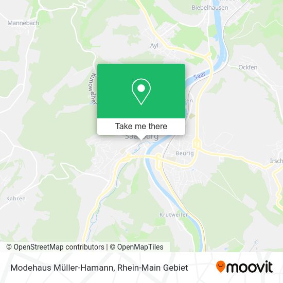 Карта Modehaus Müller-Hamann