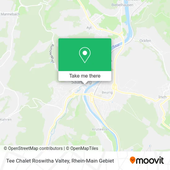 Tee Chalet Roswitha Valtey map