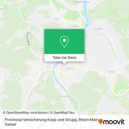 Карта Provinzial-Versicherung Kopp und Strupp