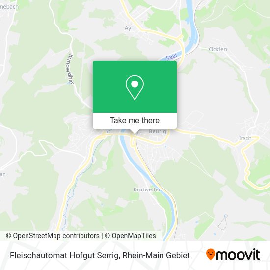 Карта Fleischautomat Hofgut Serrig