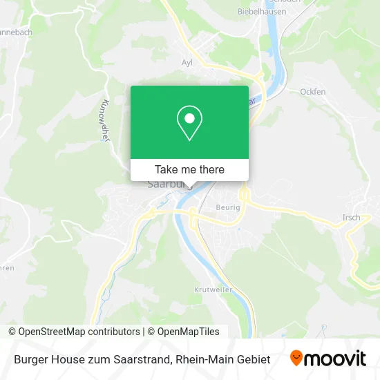 Карта Burger House zum Saarstrand