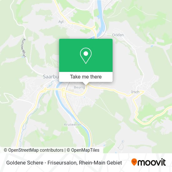 Карта Goldene Schere - Friseursalon