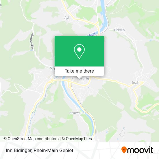 Карта Inn Bidinger