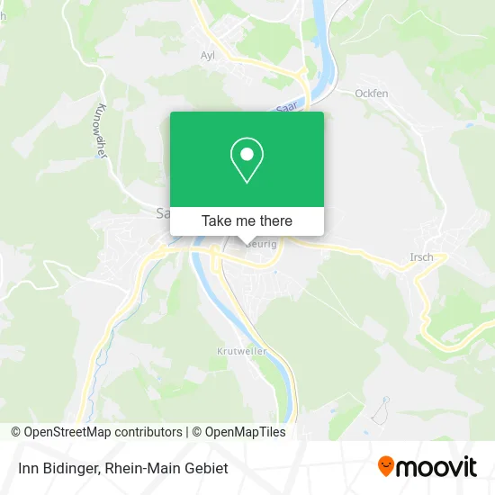 Карта Inn Bidinger