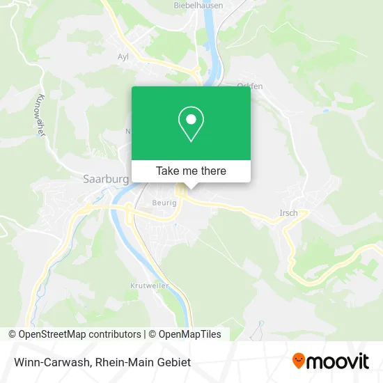 Карта Winn-Carwash