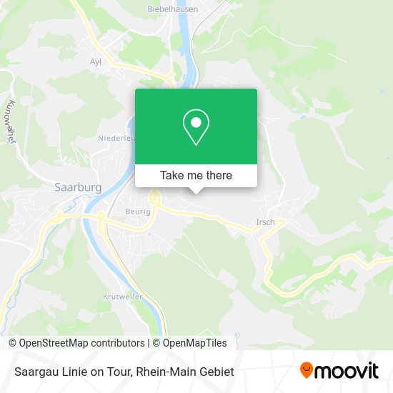 Карта Saargau Linie on Tour