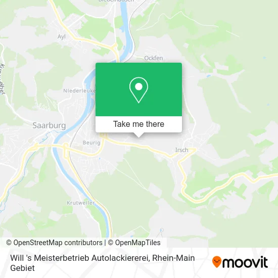 Карта Will 's Meisterbetrieb Autolackiererei