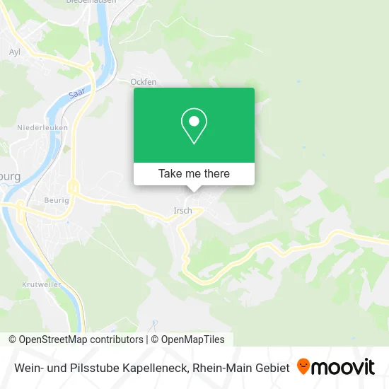 Карта Wein- und Pilsstube Kapelleneck