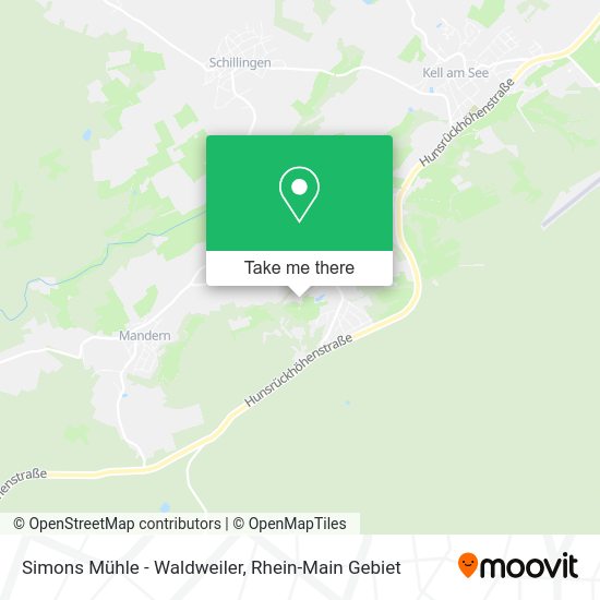 Карта Simons Mühle - Waldweiler
