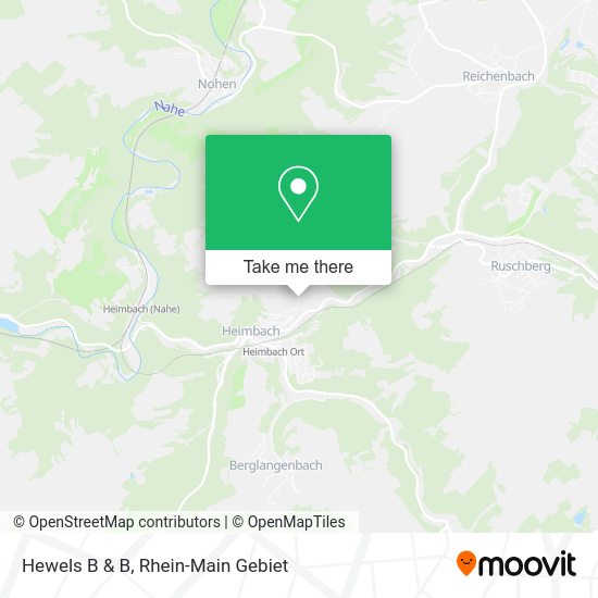 Карта Hewels B & B