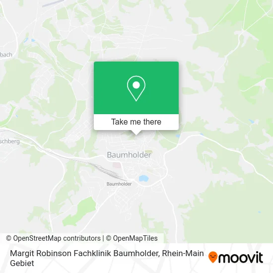 Карта Margit Robinson Fachklinik Baumholder