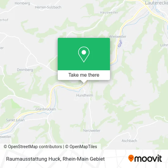 Карта Raumausstattung Huck
