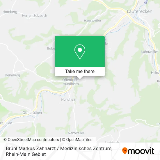 Карта Brühl Markus Zahnarzt / Medizinisches Zentrum
