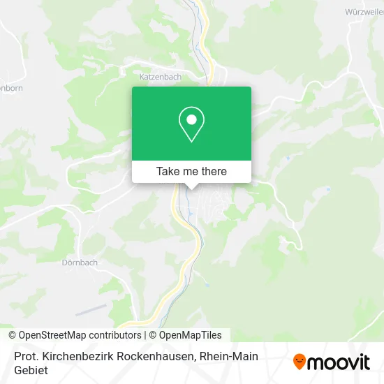 Карта Prot. Kirchenbezirk Rockenhausen