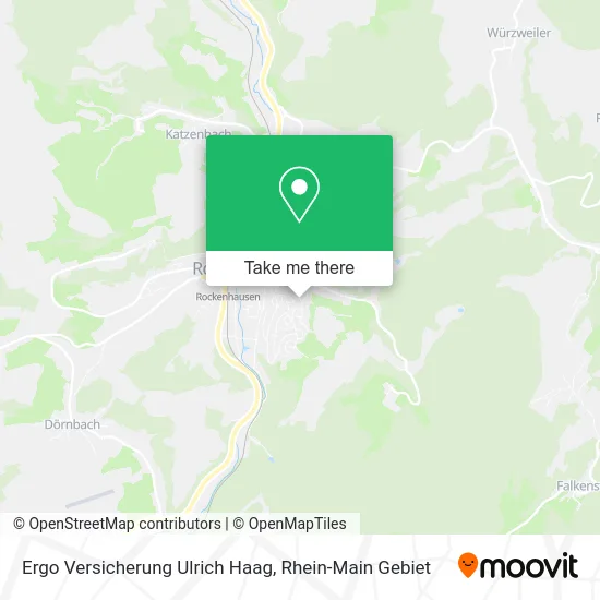 Карта Ergo Versicherung Ulrich Haag