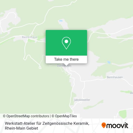 Карта Werkstatt-Atelier für Zeitgenössische Keramik