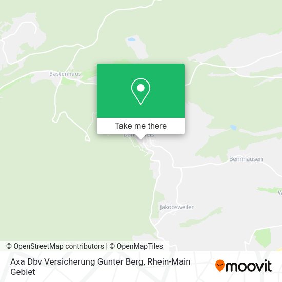 Карта Axa Dbv Versicherung Gunter Berg