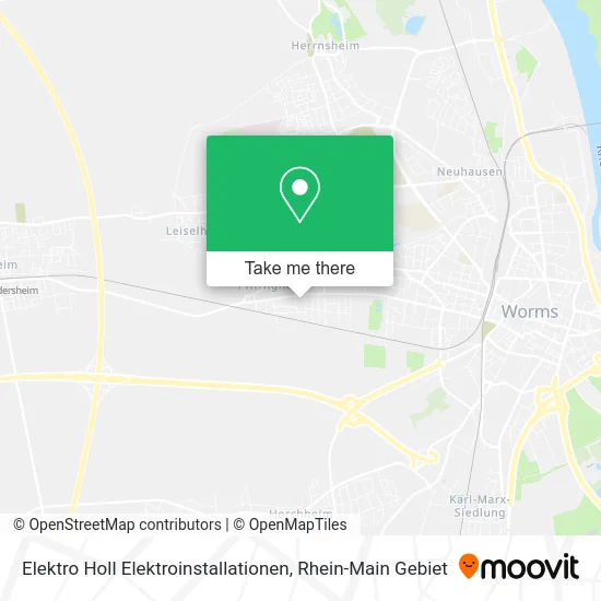 Карта Elektro Holl Elektroinstallationen