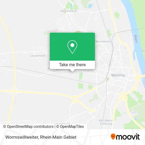 Карта Wormswillweiter
