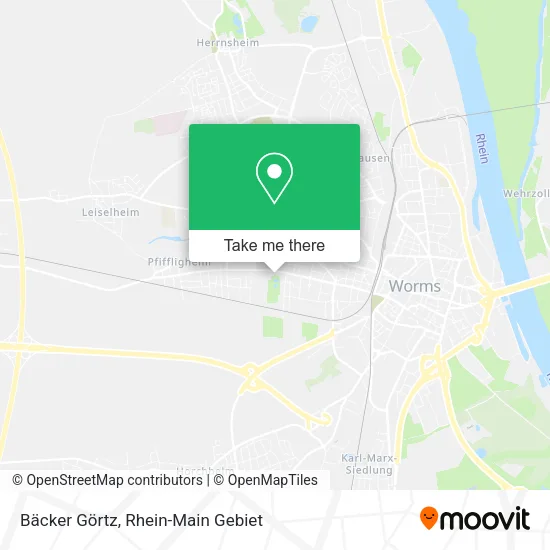 Карта Bäcker Görtz