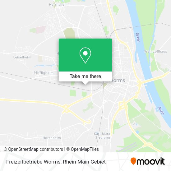 Карта Freizeitbetriebe Worms