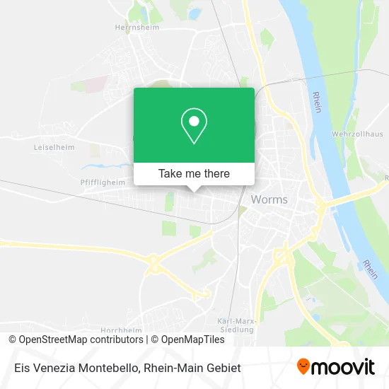 Карта Eis Venezia Montebello