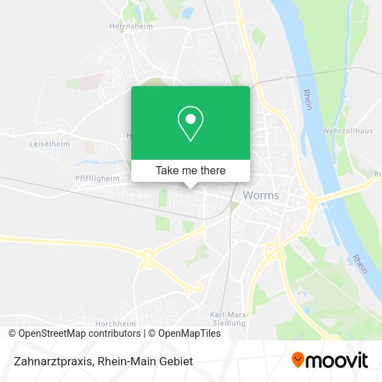 Карта Zahnarztpraxis
