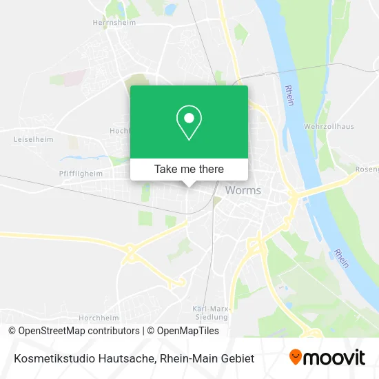 Карта Kosmetikstudio Hautsache