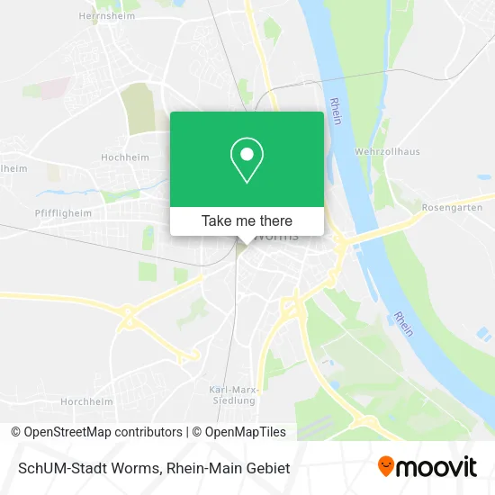 Карта SchUM-Stadt Worms