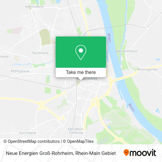Карта Neue Energien Groß-Rohrheim